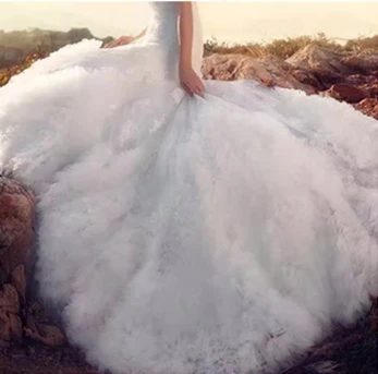 

1 yard off white 3D ruffle pleated fabric, soft mesh ruffled pleat rose fabric for bridal dress, wedding photography prom