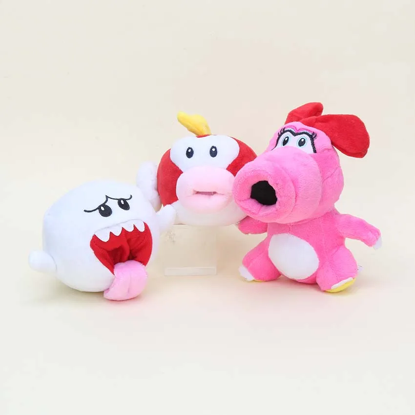 

15cm Super Mario Bros plush Doll Shy Guy Brido Boo Flying Fish Soft Stuffed Plush baby Toys as kids birthday gift
