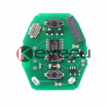 

KEYECU W/rechargeable battery Remote Circuit Board 3 BTN 315MHZ for BMW E46 Key Fob