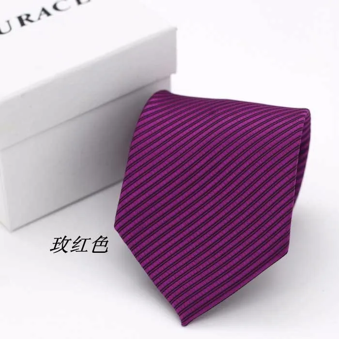 Дизайнерский брендовый галстук жениха мужской джентльмен 8 см в полоску для свадьбы, вечеринки, формальный галстук из искусственного шелка, тонкий галстук со стрелками