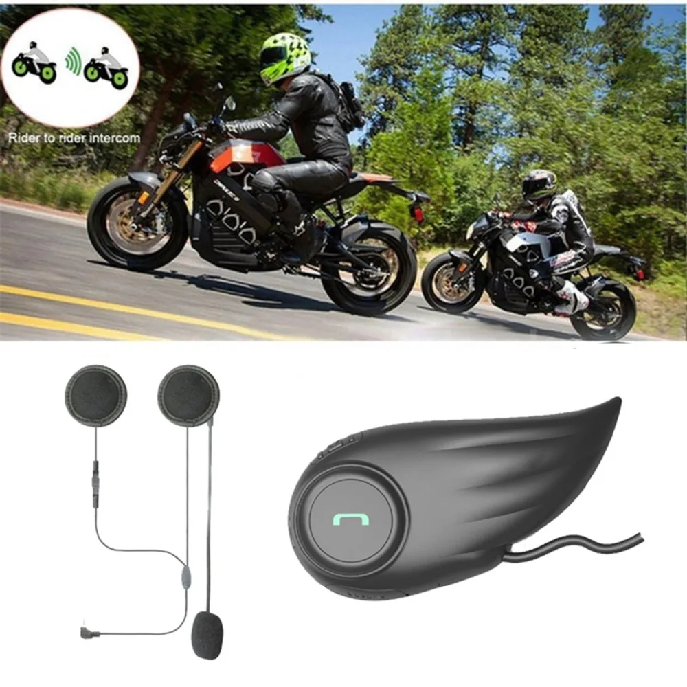 

Motorcycle Helmet Intercom headphone Bluetooth Headset Motorbike BT Interphone