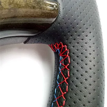 

Visbull Non-slip PU Perforated Leather Car Steering Wheel Cover V1001 for BMW E39 E46 325i E53 X5