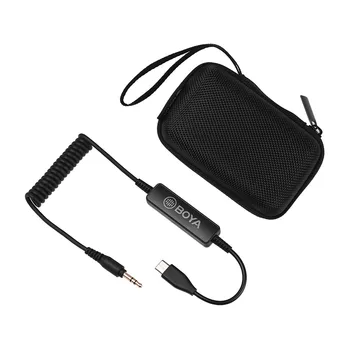 

BOYA 35C-USB 3.5mm cable to USB Type-C Connector Audio Cable for 3.5mm Self-powered Microphones to be Used with USB Type-C Jack