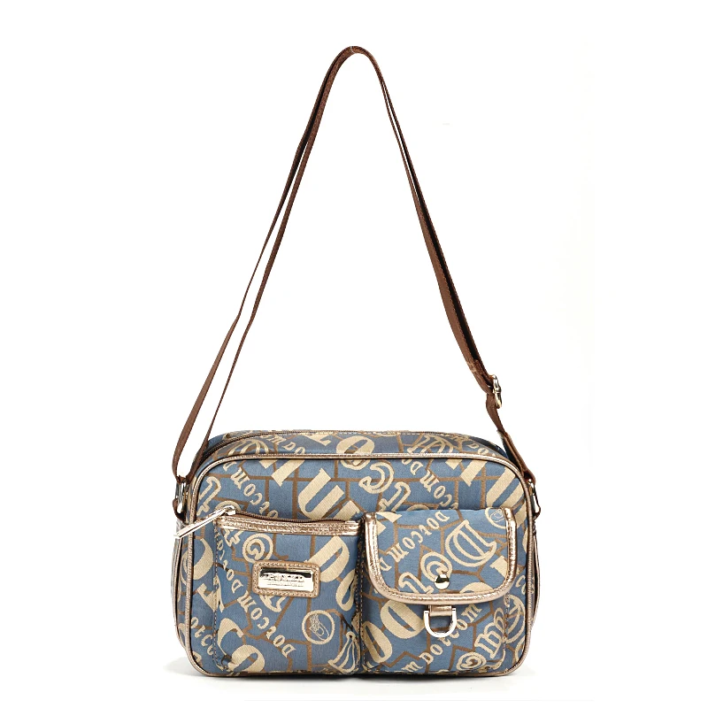 

2019 Retro Canvas Messenger Bags Multifunction Women's Shoulder Briefcase Leisure Travel Handbag Toolkit Letter Package