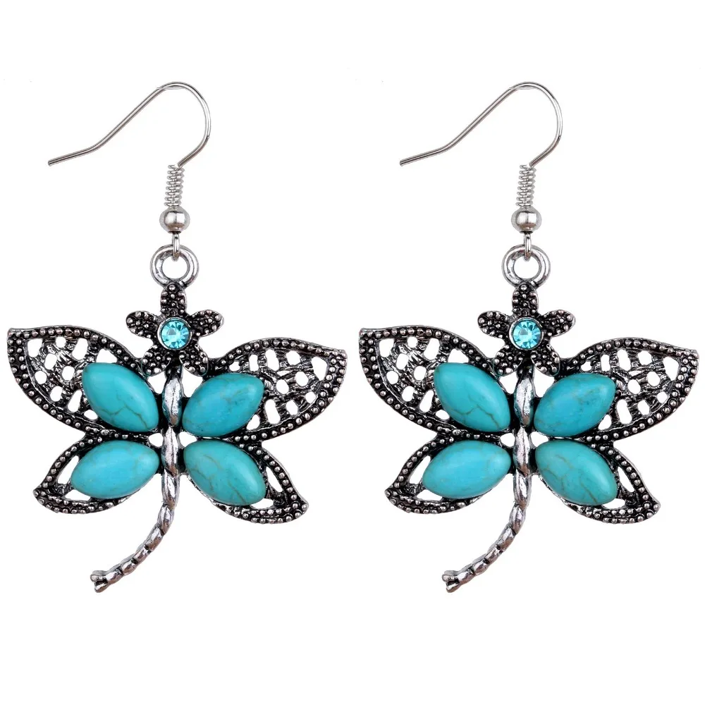 Handmade Bohemian Style String Wrapping Earring Butterfly Dangle Drop Earrings Women Beach Dress Party Jewelry China Supplier