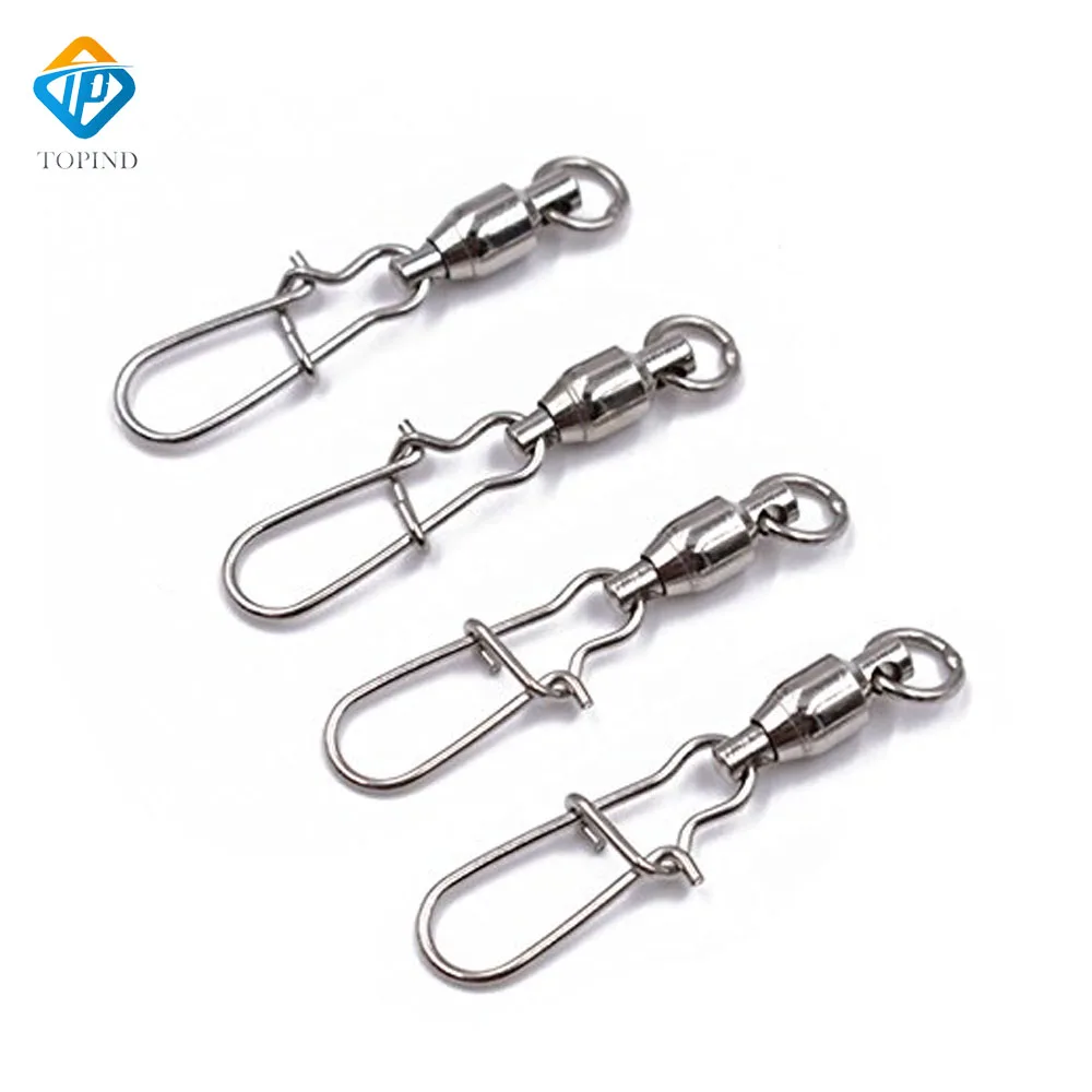 

High strength saltwater Ball bearing swivel with nice snap 7#