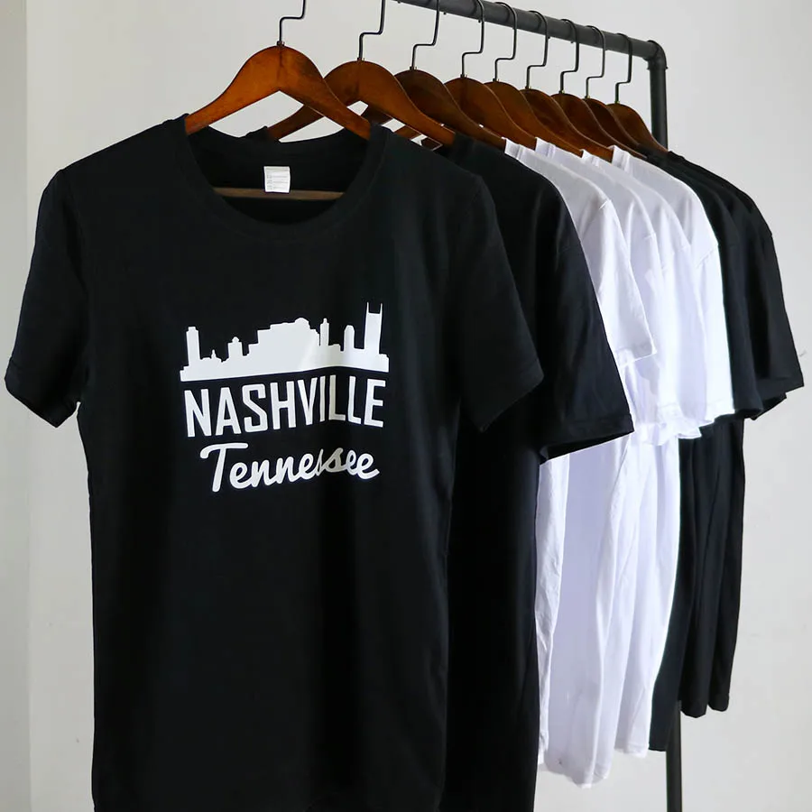 Футболка Tennessee Nashville для мужчин футболка музыкальной кантри женская с принтом