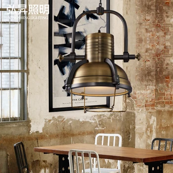 

Nordic loft retro cafe bar iron etching lampshade pendant lamp single head bar restaurant industrial wind rust pendant lights