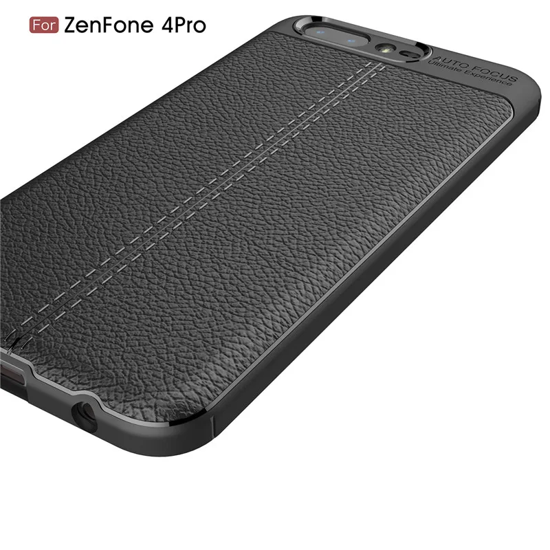 Silicone Case For ASUS ZenFone 4 Pro ZS551KL 5.5inch Case Soft TPU PU Leather Back Cover For Asus  ZenFone 4 Pro ZS551KL Case (4)