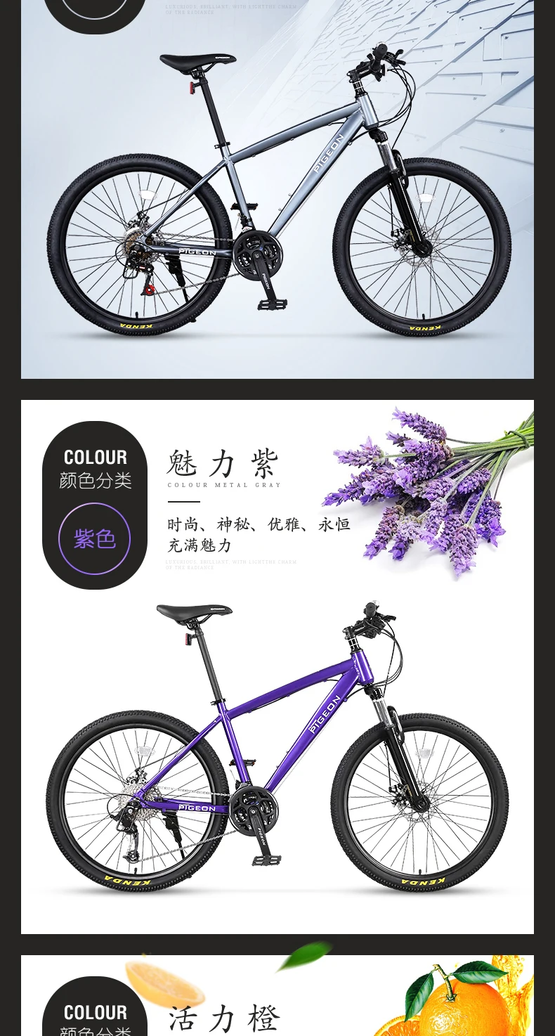 Perfect New Brand Aluminum Alloy Frame 26 inch Wheel Dual Disc Brake 21/27 Speed Mountain Bike Outdoor Sports Bicycle Bicicleta 8