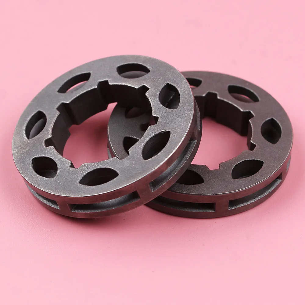 2pcs/lot 3/8 7 Teeth ID 19mm Small Spline Sprocket Rim For Dolmar 109 110 111 115 115i Makita DCS430 DCS4300 DCS520i Chainsaw