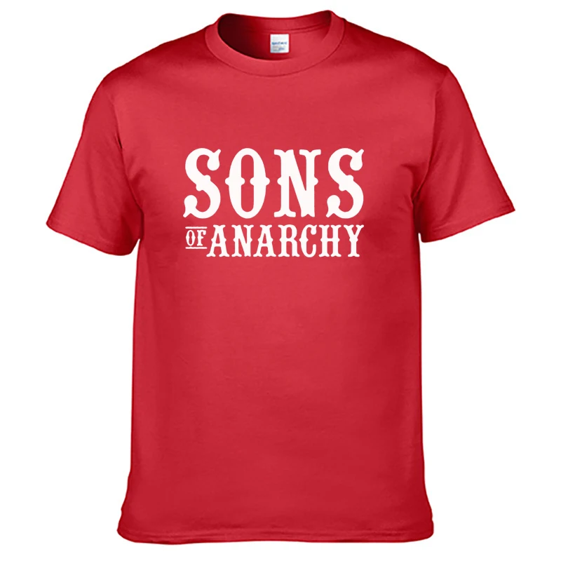 Мужская хлопковая футболка с принтом SOA Sons of анархии the child модная повседневная