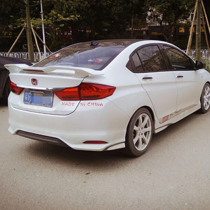for honda city Spoiler 2015 2017 city lip Spoiler High Quality ABS