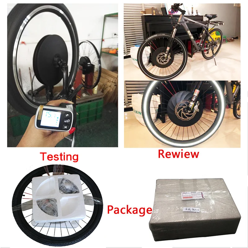 Clearance iMortor Electric Motor Wheel Electric Bike Conversion Kit with Battery All in one Kit Eelectric Bicycle Motor Ebike Motor Wheel 1