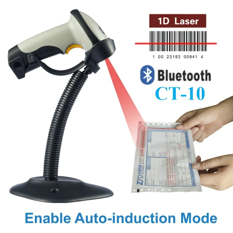 Buy USB 1D Barcode Scanner Wireless Bluetooth Barcode
