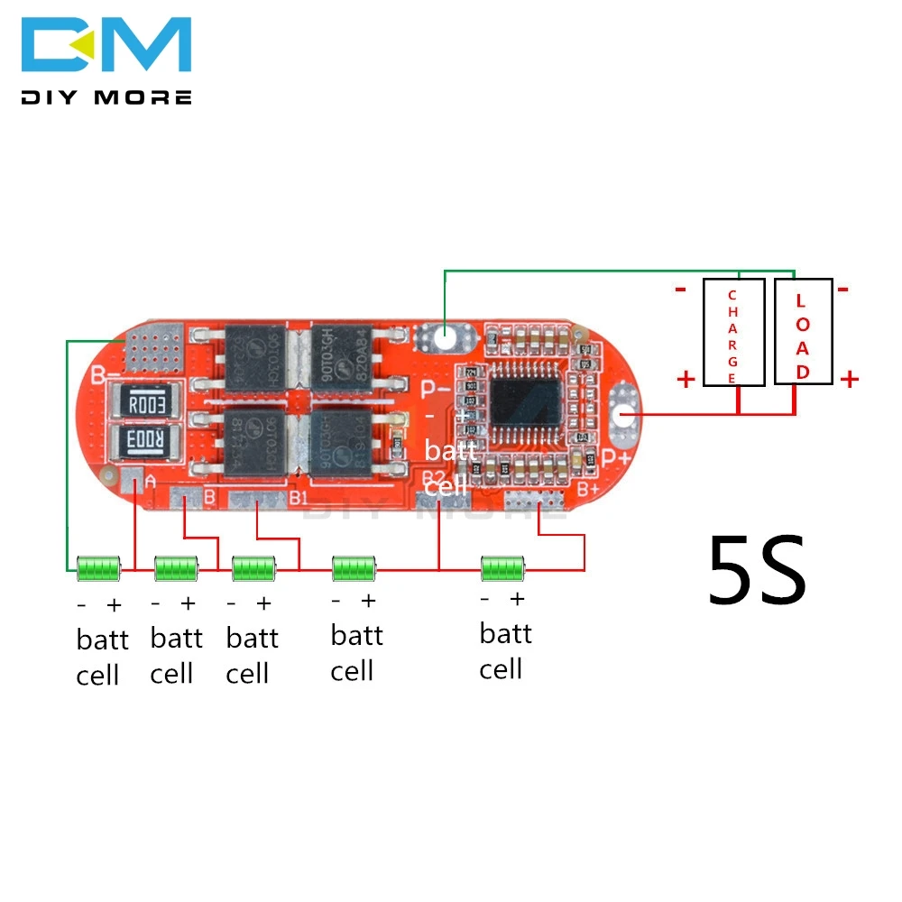 25A 3S 12,6 в 4S 16,8 в 5S 21 в 18650 литий-ионная батарея Защитная плата модуль схема зарядки BMS PCM полимерная Lipo ячейка PCB