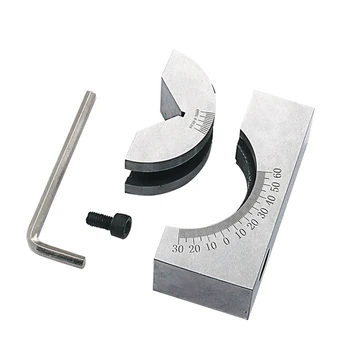 

Precision Gauge Adjustable Angle V Block Milling Setup 0-60 Degree Angle Block Gauge MJJ88