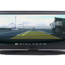 Ips 8 дюймов портативный ADAS Full HD 1080P Даш Камера авто видео 4G двойной объектив Автомобильный видеорегистратор gps навигация регистратор навигатор рекордер