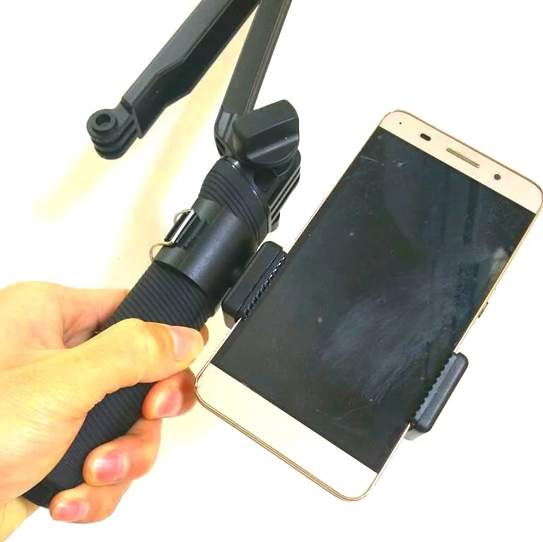 Клоун 3-способ крепление для телефона на моноподе Перш селфи для Gopro Hero7 6 5 4 3 Sj4000 SJ6/7/8 H9 камера Xiaomi Yi 4k аксессуары