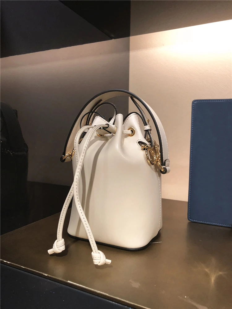 

Genuine Leather small bucket bags real leather mini crossbody bags