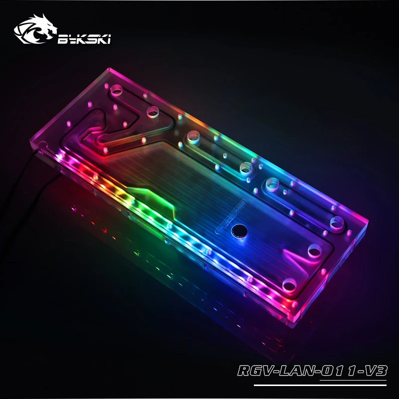 Bykski RGV LAN O11 набор водных досок для Lian Li PC динамический чехол RBW Waterway Board CPU/GPU Набор