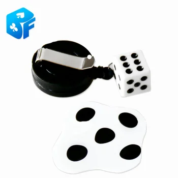 

Free shipping flattened dice-king magic-contact Beat a Dice Flat Paper Card 25pcs magic tricks magic toys