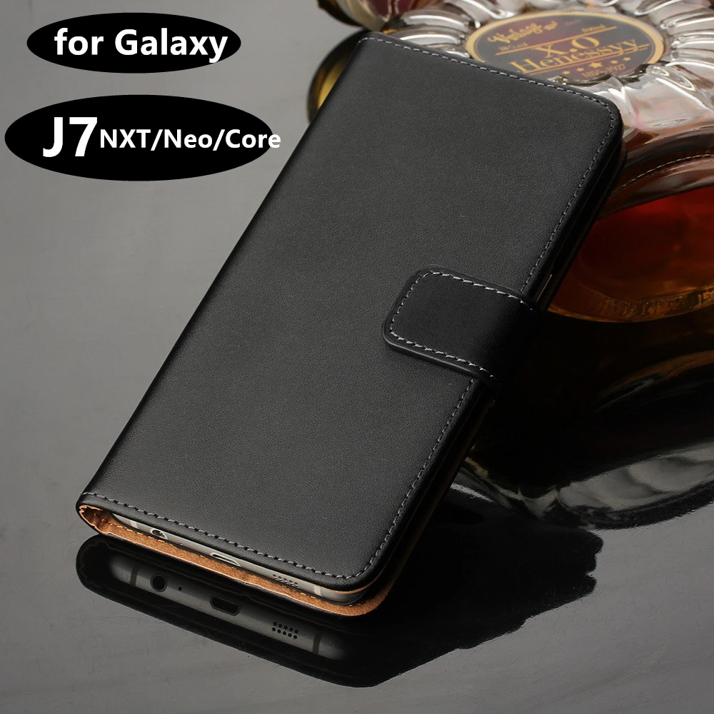 

Premium Pu Leather Cover Luxury Wallet Case for Samsung Galaxy J7 Neo/NXT/Core/ J701F J701M card holder holster phone shell GG