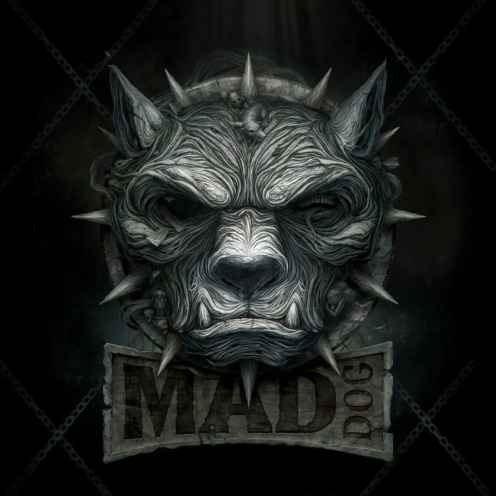 HORROR MAD DOG - T-SHIRT- MENS WOMENS Cartoon t shirt men Unisex New Fashion tshirt Loose Size top ajax 2018 funny | Мужская одежда