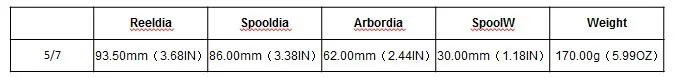 Carretel de Pesca Novo com Bolsa de Carretel de Neoprene 7 à Prova Aventik Alumínio d' Água Fly Cnc 5 - 2 com Saco de Carretel de Neoprene