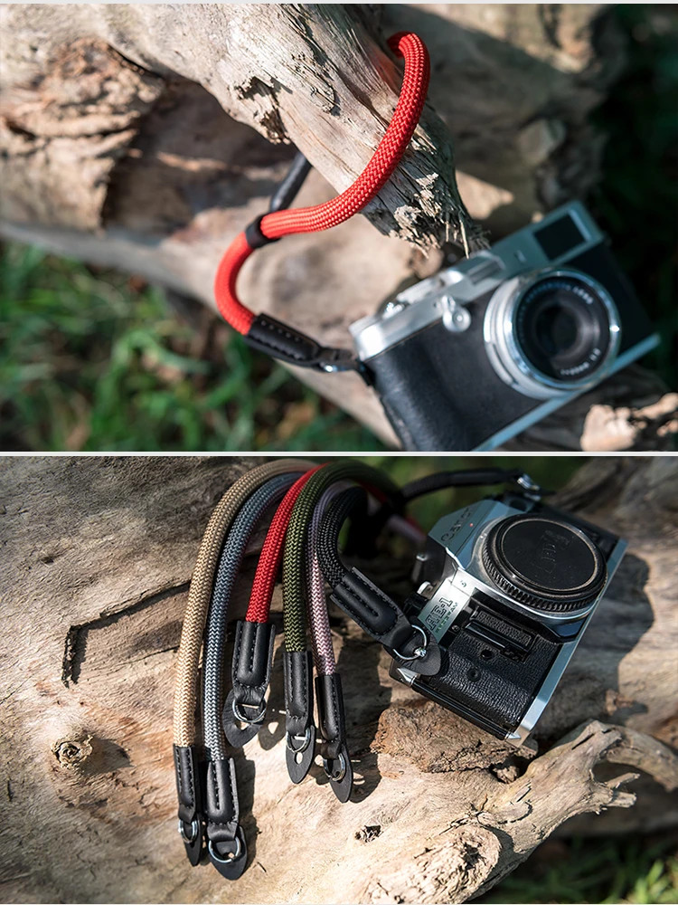 BIZOE Nylon Rope Digital Camera Wrist Hand Strap Grip Adjustable wirst strap for Leica Canon Nikon Olympus Sony Fujifilm XT-10