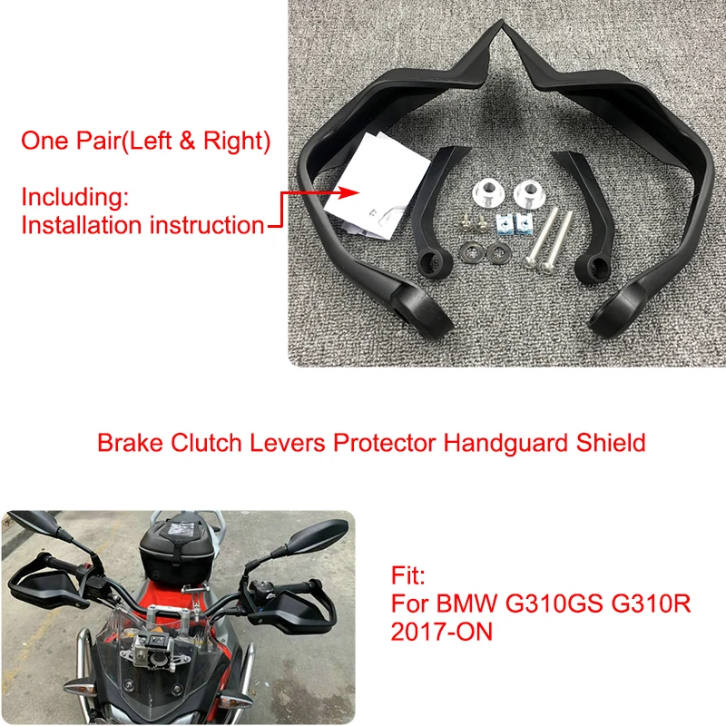 

G310GS G310R Motorbike Hand Guards Brake Clutch Lever Protector Handguard Shield for BMW 2017 2018 2019 G310GS G310R G310 GS R