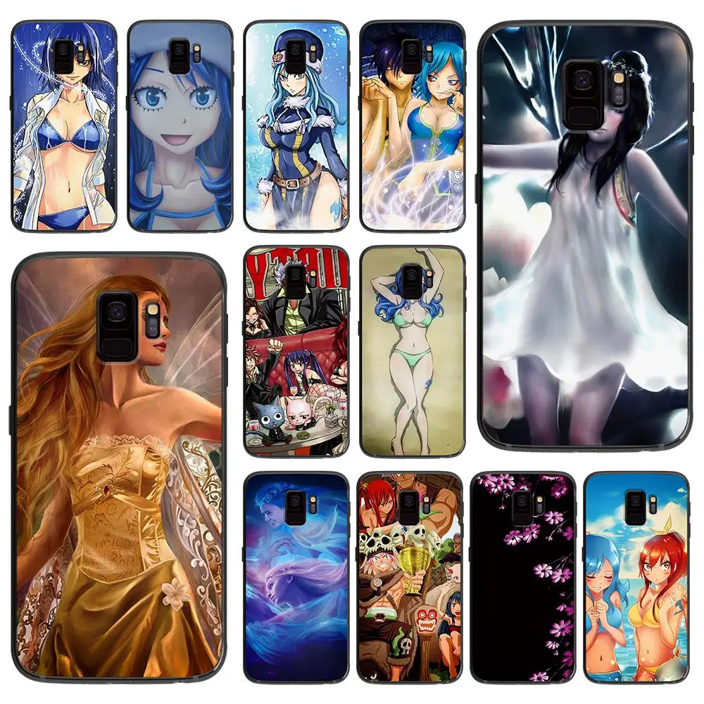 

Juvia Fairy Tail for Samsung Galaxy A5 A6 A7 A8 A9 2017 Phone Cover Plus M10 M20 M30 silicone phone cases