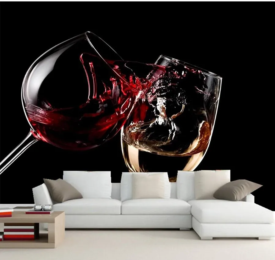 Custom-wallpaper-for-walls-3d-Drinks-Wine-Stemware-Food-wallpaper-dining-room-sofa-TV-wall-bedroom
