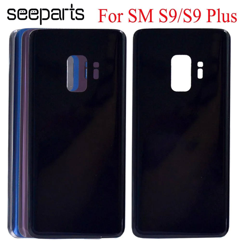 For SAMSUNG GALAXY S9 Plus Back Glass Battery Cover Rear Glass Door