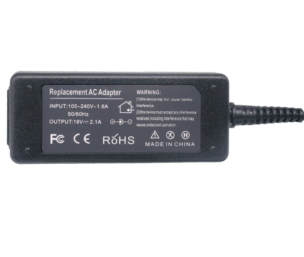 AC محول شاحن للكمبيوتر المحمول 19 V 2.1A 40 W ل ASUS Eee PC 1005HA الطاقة كابل كهربائي 2.3 مللي متر * 0.7 مللي متر AC محول شاحن للكمبيوتر المحمول 19 V 2.1A 40 W ل ASUS Eee PC 1005HA الطاقة كابل كهربائي 2.3 مللي متر * 0.7 مللي متر
