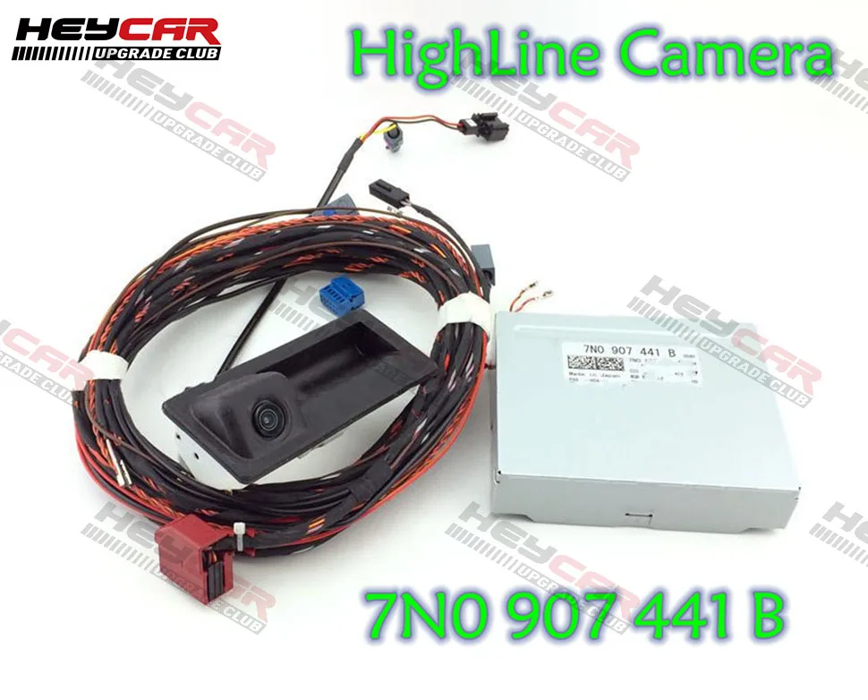 

RVC задняя камера высокого разрешения kit7N0 907 441 B 7N0907441B для Jetta MK6 Tiguan Sharan MIB DIS PRO Radio