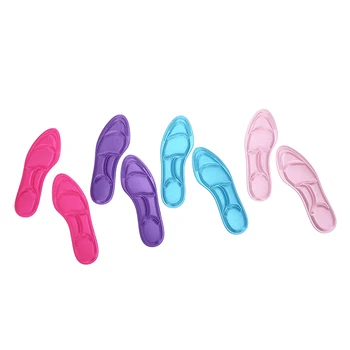 

1pair Men Women Foot Pad Orthopedic Insoles Arch Support 4d Insoles Sport Orthopedic Foot Care Insole Massage Multi Color