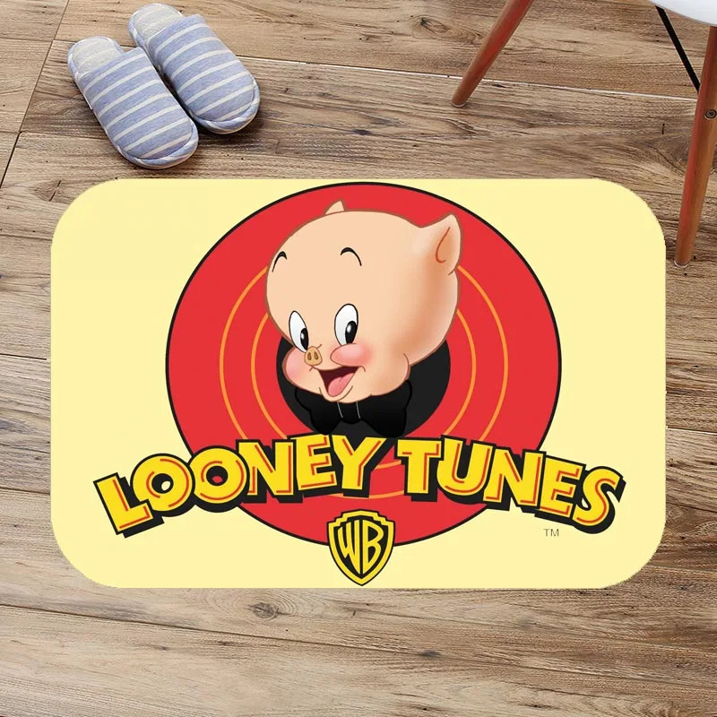 Porky Pig коврик для входной двери на заказ ванной комнаты Противоскользящие коврики