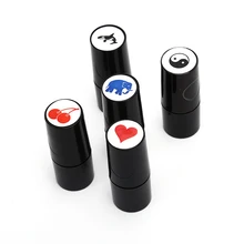 1 шт. пластиковый Быстросохнущий мяч для гольфа, штамп, цветной штамп для мяча для гольфа, штамп, штамп, маркер, печать, подарок для гольфа, сувенир