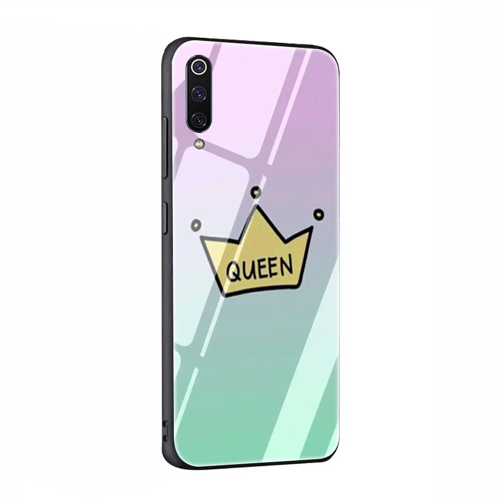 G8 Принцесса проект "Корона" закаленное Стекло крышка чехол для xiao Mi 8 Lite A1 A2 9 Redmi Note 5 6 7 Pro 6A 4X F1 - Цвет: G8