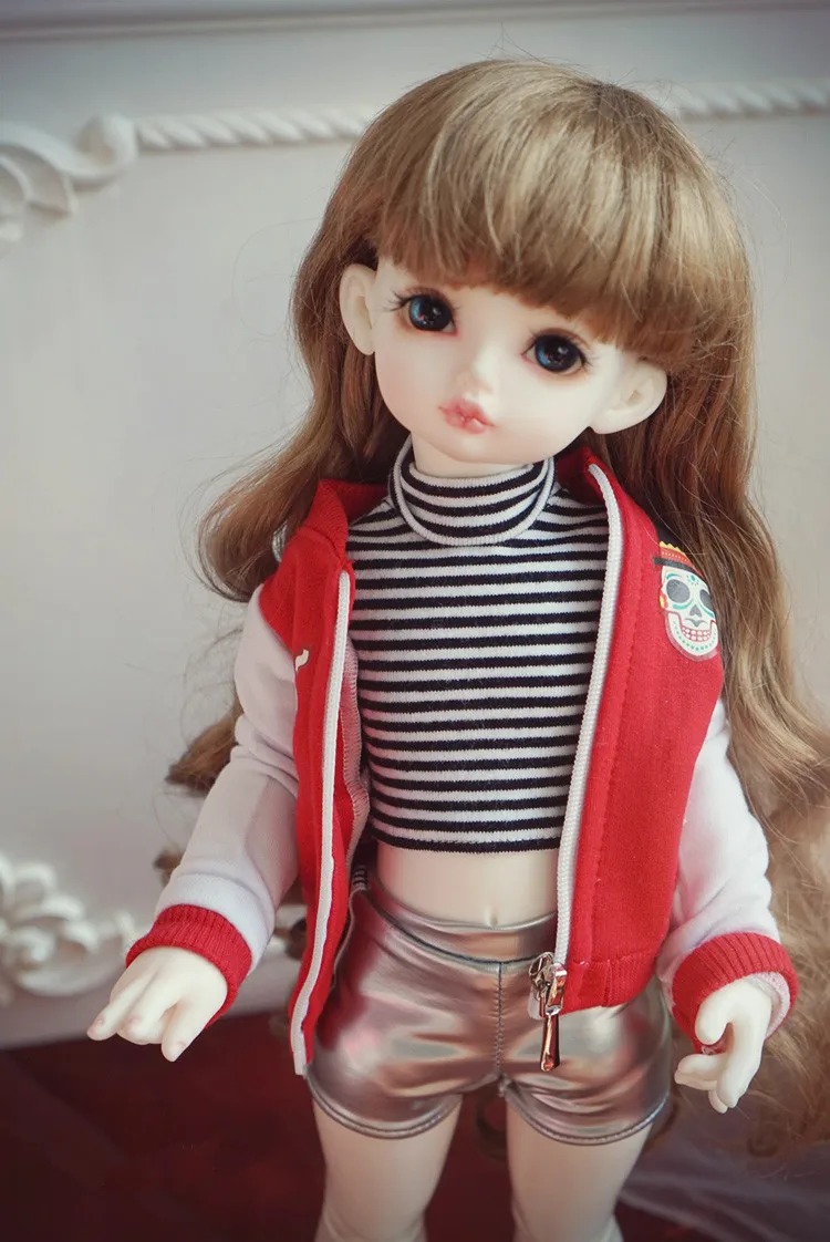 Новинка! Одежда для кукол бейсбольные куртки 8 цветов для 1/4 1/3 BJD/SD/DD/MSD куклы аксессуары жакет для куклы бейсбольная форма