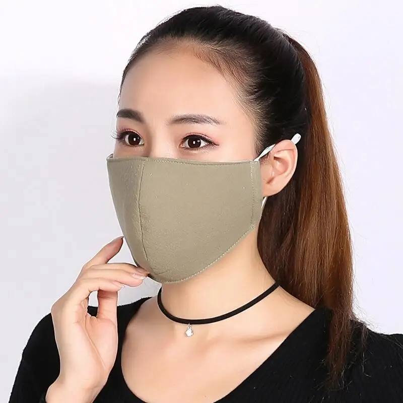 Мужская Женская модная маска для рта Антибактериальная маска PM2.5 защита фильтра для велоспорта ветрозащитные противопылевые маски для лица, рта