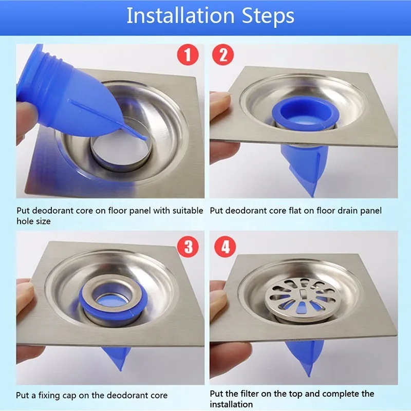 

Wholesale Durable Silicone Core Kitchen Bathroom Pipe Sewer Anti-odor Pest Control Floor Drain Accessories Home Kitchen Etc Use