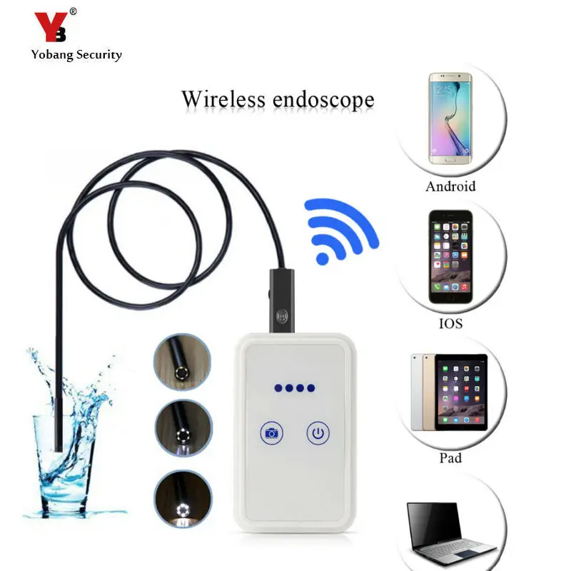 bilder für Yobang Sicherheit 9 MM Drahtlose WIFI Endoskop Kamera Für Android/IPhone/PC Surveillance USB Inspektion Endoskop Cam Für auto etc bilder für Yobang Sicherheit 9 MM Drahtlose WIFI Endoskop Kamera Für Android/IPhone/PC Surveillance USB Inspektion Endoskop Cam Für auto etc