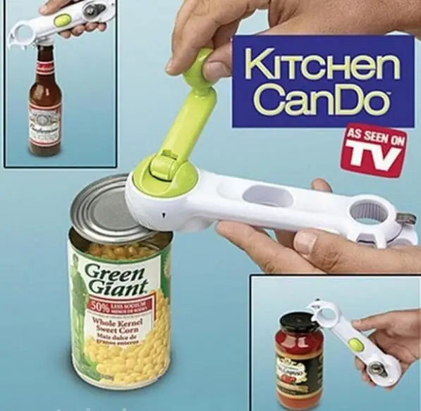Kitchen Cando Opener MultiFunction Open Cans Lifts Tabs Pries Tins