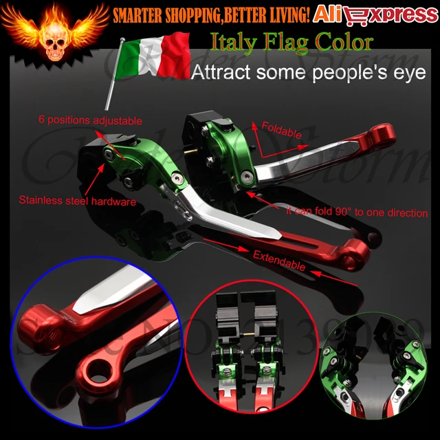 Italy Style Motorcycle Cnc Adjustable Brake Clutch Levers For