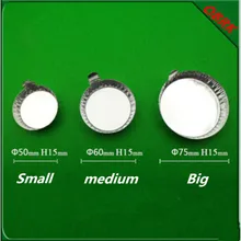 100 шт./упак. весом диск ромб тарированного блюдо алюминия Материал весят кастрюлю весом пластины с ручкой