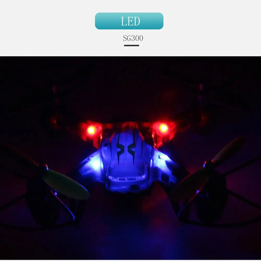 Leadingstar SG 300hw Мини RC 4 Ось WI-FI Управление Quadcopter модель самолета БПЛА антенны высокого Drone