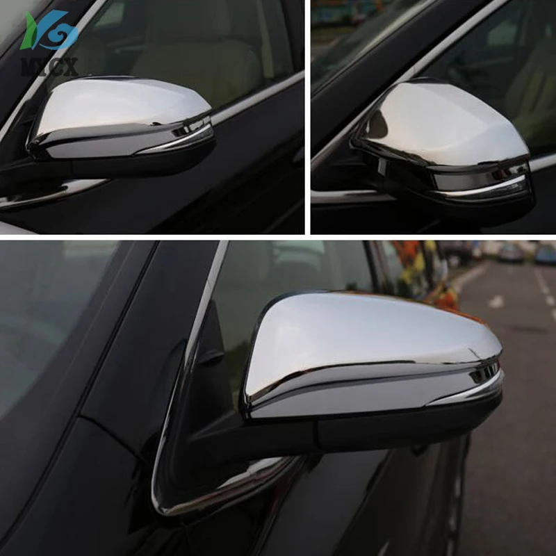 

ACCESSORIES FIT FOR TOYOTA HIGHLANDER 2014 2015 2016 KLUGER CHROME SIDE MIRROR COVER TRIM CAP OVERLAY REAR VIEW DOOR WING