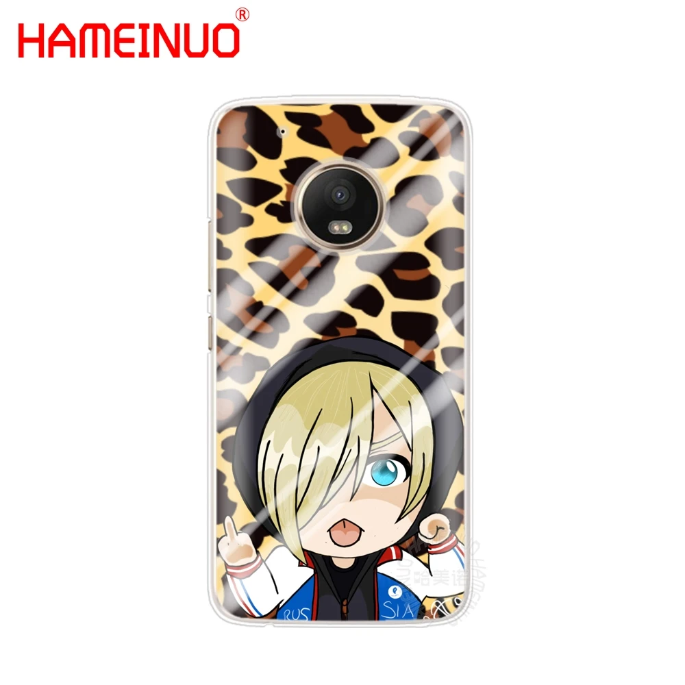 HAMEINUO yuri on ice history maker чехол для телефона Motorola Moto X4 E4 C G6 G5 G5S G4 Z2 Z3 PLAY PLUS|Бамперы| |